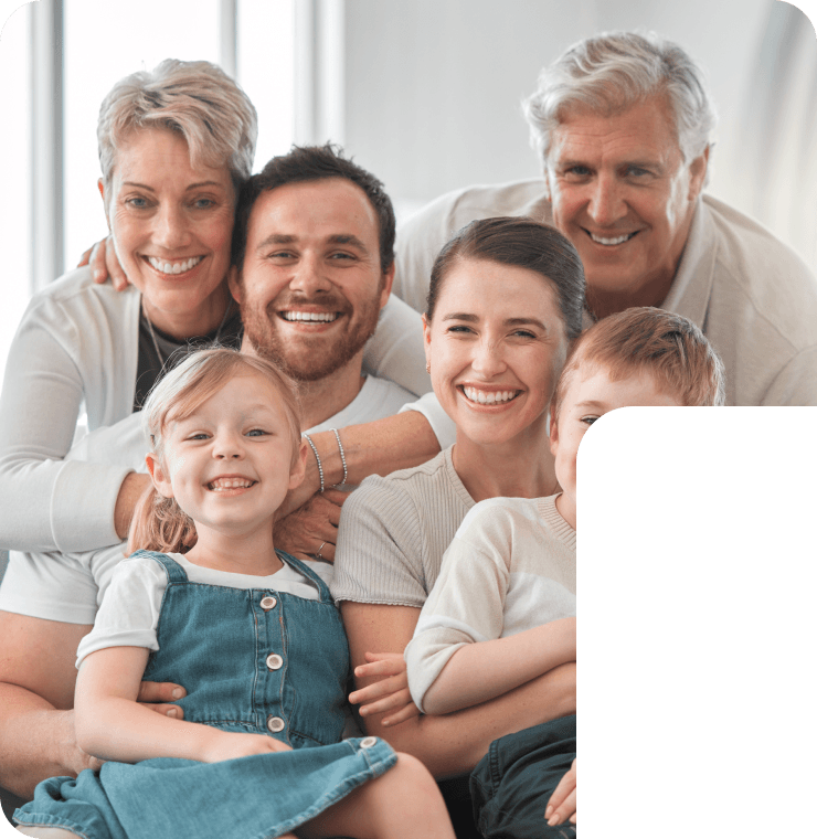 Multigenerational family portrait